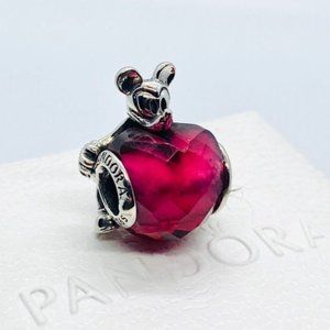Disney, Mickey Love Heart Charm
